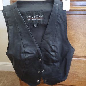Wilsons Leather Womens Vest Black Size S